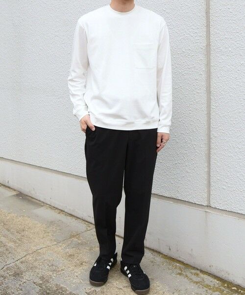 SHIPS / シップス Tシャツ | SHIPS any:〈接触冷感/UVカット〉ソフト スムース リラックス ポケット Tシャツ(ロンT)◆ | 詳細1
