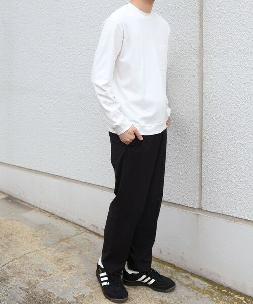 SHIPS / シップス Tシャツ | SHIPS any:〈接触冷感/UVカット〉ソフト スムース リラックス ポケット Tシャツ(ロンT)◆ | 詳細2