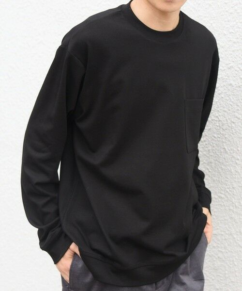 SHIPS / シップス Tシャツ | SHIPS any:〈接触冷感/UVカット〉ソフト スムース リラックス ポケット Tシャツ(ロンT)◆ | 詳細21