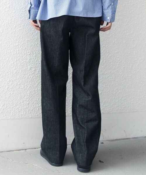 SHIPS / シップス デニムパンツ | SHIPS any:〈洗濯機可能〉ステイカラー デニムライク リラックス パンツ(セットアップ対応)◆ | 詳細5