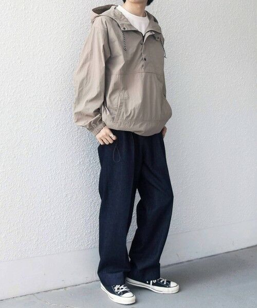 SHIPS / シップス デニムパンツ | SHIPS any:〈洗濯機可能〉ステイカラー デニムライク リラックス パンツ(セットアップ対応)◆ | 詳細10