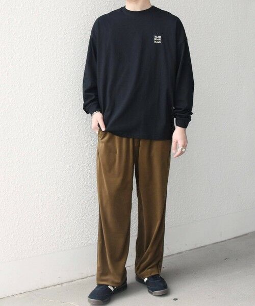 SHIPS / シップス その他パンツ | SHIPS any:〈洗濯機可能〉ポリエステルベロア サイド ライン フリーサイズ リラックス イージー パンツ◆ | 詳細15