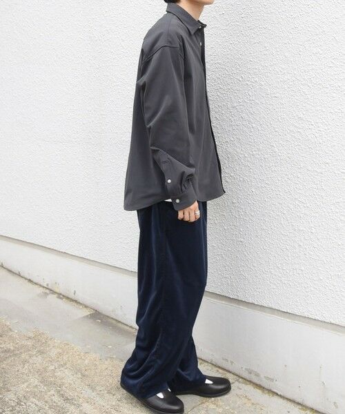 SHIPS / シップス その他パンツ | SHIPS any:〈洗濯機可能〉ポリエステルベロア サイド ライン フリーサイズ リラックス イージー パンツ◆ | 詳細23