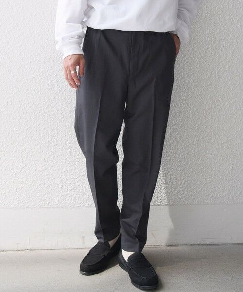 SHIPS / シップス その他パンツ | SHIPS any:〈手洗い可能〉ウール混 クリース アンクル テーパード イージーパンツ(セットアップ対応)◆ | 詳細3