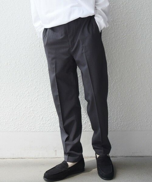 SHIPS / シップス その他パンツ | SHIPS any:〈手洗い可能〉ウール混 クリース アンクル テーパード イージーパンツ(セットアップ対応)◆ | 詳細4