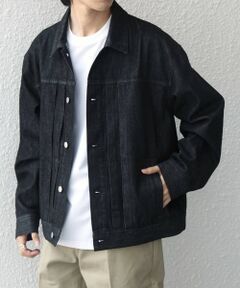 SHIPS / シップス ブルゾン | SHIPS any:〈洗濯機可能〉ステイカラー デニムライク リラックス ブルゾン(セットアップ対応)◆