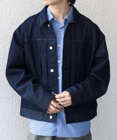 SHIPS / シップス ブルゾン | SHIPS any:〈洗濯機可能〉ステイカラー デニムライク リラックス ブルゾン(セットアップ対応)◆