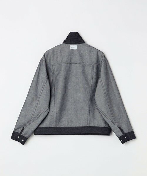 SHIPS / シップス ブルゾン | SHIPS any:〈洗濯機可能〉ステイカラー デニムライク リラックス ブルゾン(セットアップ対応)◆ | 詳細25