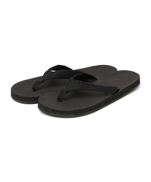 SHIPS / シップス サンダル | indosole: EASY LIVING FLIP FLOPS ビーチ サンダル（ブラック）