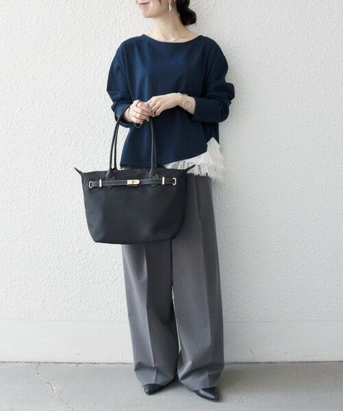 SHIPS / シップス トートバッグ | 《予約》SHIPS any:〈撥水加工〉A4 ベルトデザイン トートバッグ | 詳細11