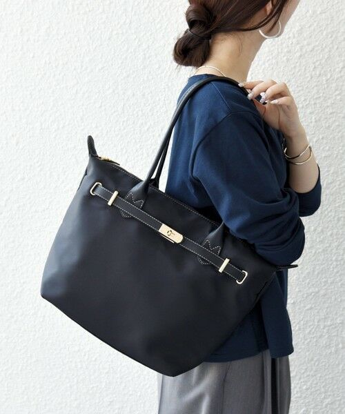 SHIPS / シップス トートバッグ | 《予約》SHIPS any:〈撥水加工〉A4 ベルトデザイン トートバッグ | 詳細7