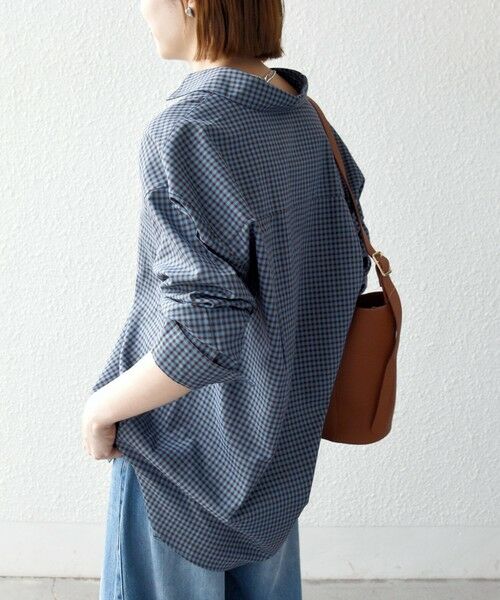 SHIPS / シップス シャツ・ブラウス | 《予約》SHIPS any:〈洗濯機可能〉REFABRISH レギュラー チェック 刺繍 シャツ | 詳細21