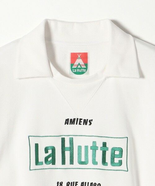 SHIPS / シップス スウェット | 《予約》【SHIPS any別注】La Hutte:〈洗濯機可能〉襟付き ロゴ プリント スウェット | 詳細11