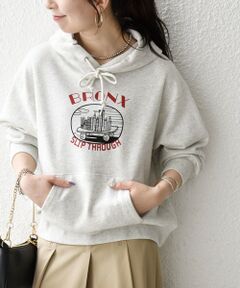 SHIPS / シップス パーカー | 《予約》【SHIPS any別注】THE KNiTS:〈洗濯機可能〉ロゴプリント フーディー