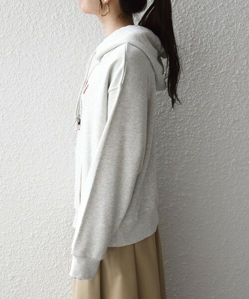 SHIPS / シップス パーカー | 【SHIPS any別注】THE KNiTS:〈洗濯機可能〉ロゴプリント フーディー 26AW | 詳細15
