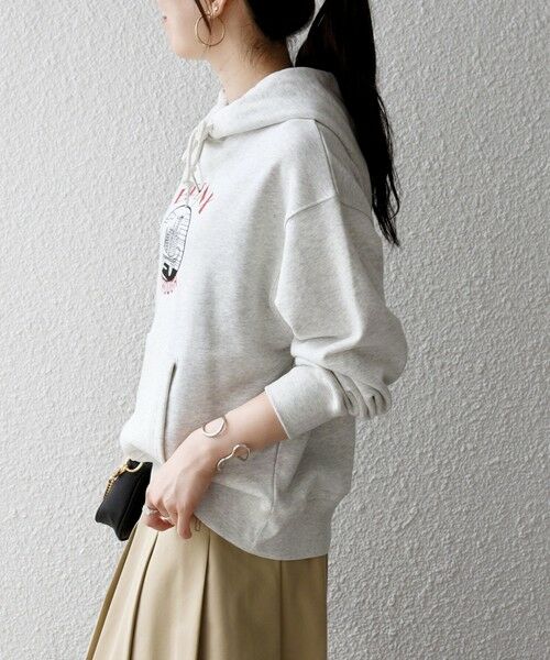 SHIPS / シップス パーカー | 《予約》【SHIPS any別注】THE KNiTS:〈洗濯機可能〉ロゴプリント フーディー | 詳細6