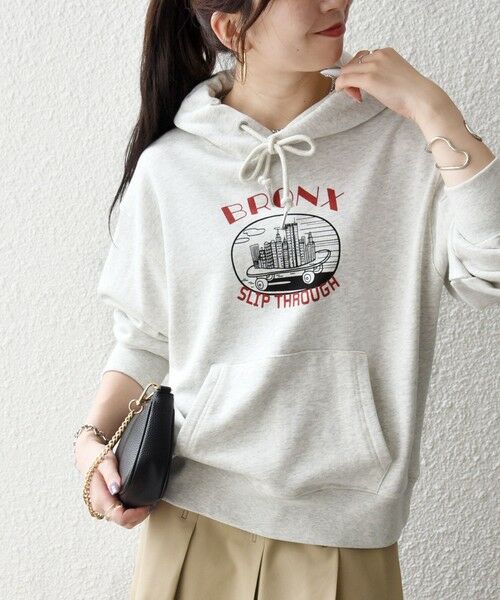 SHIPS / シップス パーカー | 《予約》【SHIPS any別注】THE KNiTS:〈洗濯機可能〉ロゴプリント フーディー | 詳細9