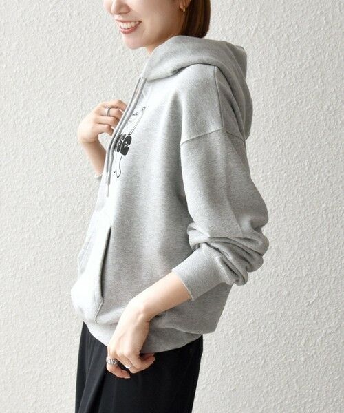 SHIPS / シップス パーカー | 《予約》【SHIPS any別注】THE KNiTS:〈洗濯機可能〉ロゴプリント フーディー | 詳細17