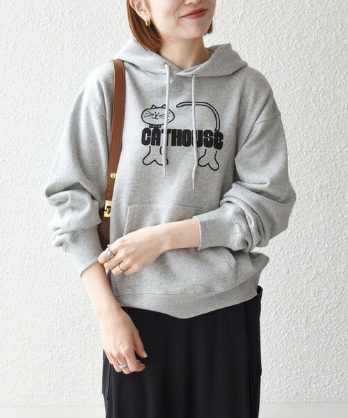 SHIPS / シップス パーカー | 《予約》【SHIPS any別注】THE KNiTS:〈洗濯機可能〉ロゴプリント フーディー | 詳細21