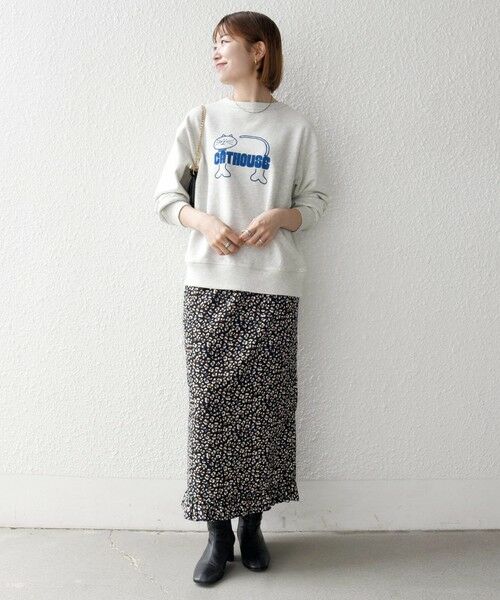 SHIPS / シップス スウェット | 《予約》【SHIPS any別注】THE KNiTS:〈洗濯機可能〉ロゴ プリント スウェット 26AW | 詳細1