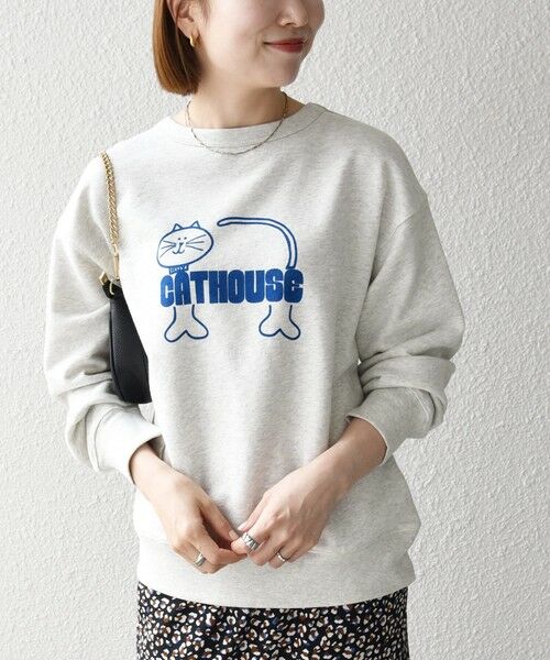 SHIPS / シップス スウェット | 《予約》【SHIPS any別注】THE KNiTS:〈洗濯機可能〉ロゴ プリント スウェット 26AW | 詳細3