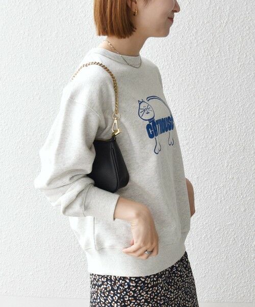 SHIPS / シップス スウェット | 《予約》【SHIPS any別注】THE KNiTS:〈洗濯機可能〉ロゴ プリント スウェット 26AW | 詳細5