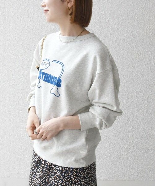 SHIPS / シップス スウェット | 《予約》【SHIPS any別注】THE KNiTS:〈洗濯機可能〉ロゴ プリント スウェット 26AW | 詳細9