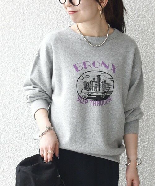 SHIPS / シップス スウェット | 《予約》【SHIPS any別注】THE KNiTS:〈洗濯機可能〉ロゴ プリント スウェット 26AW | 詳細13