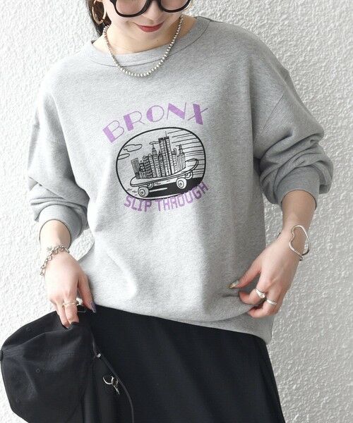 SHIPS / シップス スウェット | 《予約》【SHIPS any別注】THE KNiTS:〈洗濯機可能〉ロゴ プリント スウェット 26AW | 詳細14