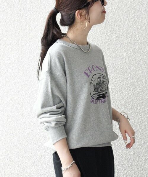 SHIPS / シップス スウェット | 《予約》【SHIPS any別注】THE KNiTS:〈洗濯機可能〉ロゴ プリント スウェット 26AW | 詳細15
