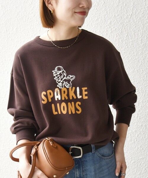 SHIPS / シップス スウェット | 《予約》【SHIPS any別注】THE KNiTS:〈洗濯機可能〉ロゴ プリント スウェット 26AW | 詳細22