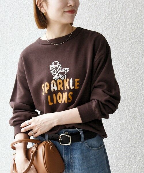 SHIPS / シップス スウェット | 《予約》【SHIPS any別注】THE KNiTS:〈洗濯機可能〉ロゴ プリント スウェット 26AW | 詳細23