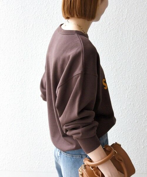 SHIPS / シップス スウェット | 《予約》【SHIPS any別注】THE KNiTS:〈洗濯機可能〉ロゴ プリント スウェット 26AW | 詳細25