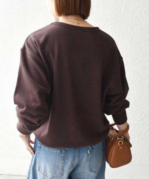 SHIPS / シップス スウェット | 《予約》【SHIPS any別注】THE KNiTS:〈洗濯機可能〉ロゴ プリント スウェット 26AW | 詳細26