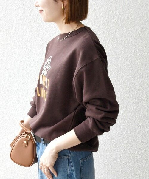 SHIPS / シップス スウェット | 《予約》【SHIPS any別注】THE KNiTS:〈洗濯機可能〉ロゴ プリント スウェット 26AW | 詳細27