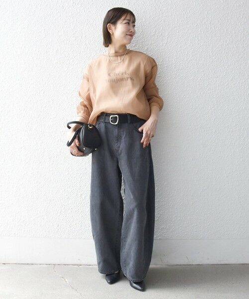 SHIPS / シップス シャツ・ブラウス | 《予約》SHIPS any:〈手洗い可能〉シアー ワイド トップス  × フレンチ ロゴ TEE | 詳細17