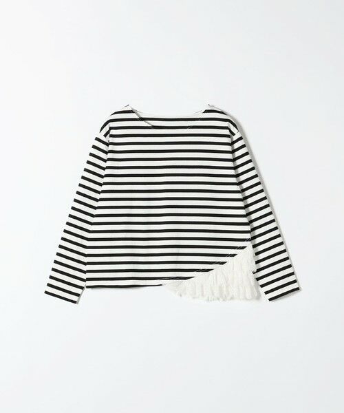 SHIPS / シップス Tシャツ | 《予約》SHIPS any:〈洗濯機可能〉レース ヘム アシンメトリー ロングスリーブ TEE | 詳細11