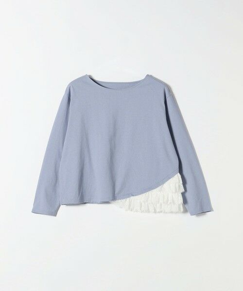 SHIPS / シップス Tシャツ | 《予約》SHIPS any:〈洗濯機可能〉レース ヘム アシンメトリー ロングスリーブ TEE | 詳細22