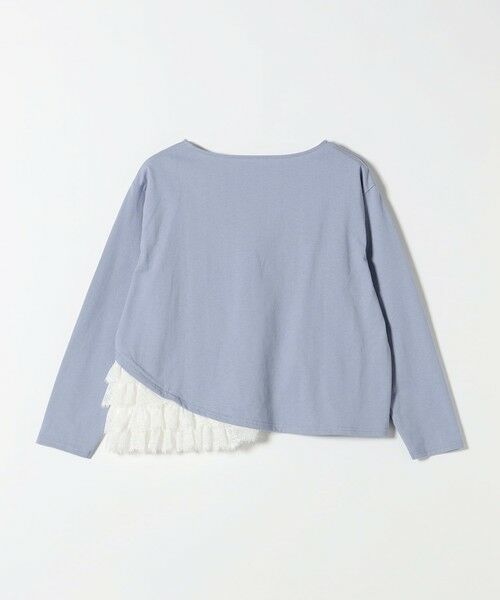 SHIPS / シップス Tシャツ | 《予約》SHIPS any:〈洗濯機可能〉レース ヘム アシンメトリー ロングスリーブ TEE | 詳細25