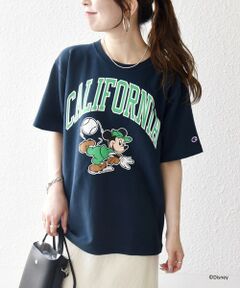 SHIPS / シップス Tシャツ | Champion:〈洗濯機可能〉ディズニー / グラフィック ロゴ ショート スリーブ TEE