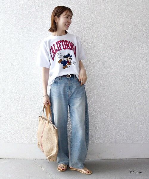 SHIPS / シップス Tシャツ | Champion:〈洗濯機可能〉ディズニー / グラフィック ロゴ ショート スリーブ TEE | 詳細1