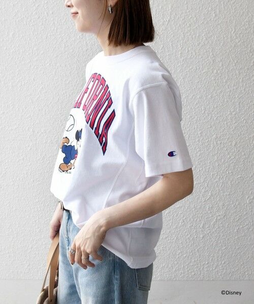 SHIPS / シップス Tシャツ | Champion:〈洗濯機可能〉ディズニー / グラフィック ロゴ ショート スリーブ TEE | 詳細6