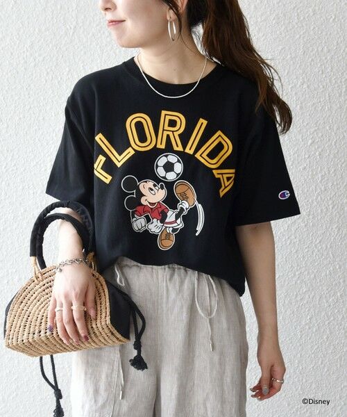 SHIPS / シップス Tシャツ | Champion:〈洗濯機可能〉ディズニー / グラフィック ロゴ ショート スリーブ TEE | 詳細29