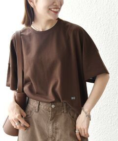 SHIPS / シップス Tシャツ | 《予約》SHIPS any:〈手洗い可能〉リバークロス ハーフ スリーブ ワイド TEE