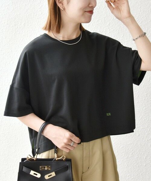 SHIPS / シップス Tシャツ | 《予約》SHIPS any:〈手洗い可能〉リバークロス ハーフ スリーブ ワイド TEE | 詳細13