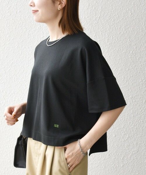 SHIPS / シップス Tシャツ | 《予約》SHIPS any:〈手洗い可能〉リバークロス ハーフ スリーブ ワイド TEE | 詳細17