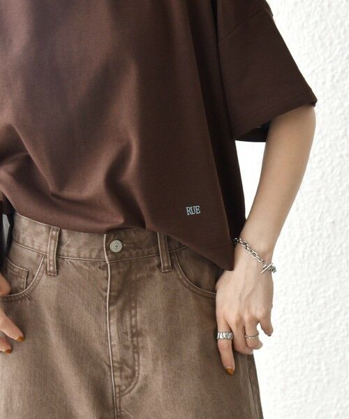 SHIPS / シップス Tシャツ | 《予約》SHIPS any:〈手洗い可能〉リバークロス ハーフ スリーブ ワイド TEE | 詳細27