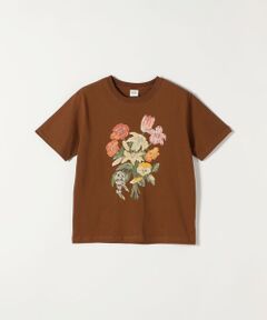SHIPS / シップス Tシャツ | SOMETHING × TOLIGHT:〈洗濯機可能〉フラワー イラスト プリント Tシャツ