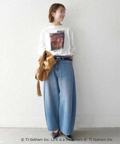 SHIPS / シップス Tシャツ | 《予約》GOOD ROCK SPEED:〈洗濯機可能〉LIFE PC フォト プリント シアー ロンTEE | 詳細1