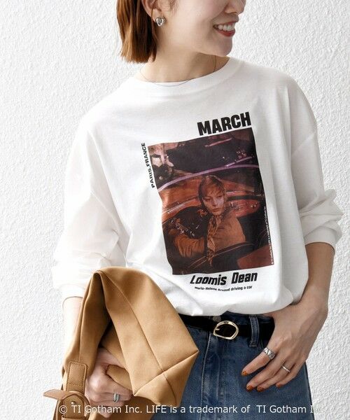 SHIPS / シップス Tシャツ | 《予約》GOOD ROCK SPEED:〈洗濯機可能〉LIFE PC フォト プリント シアー ロンTEE | 詳細3